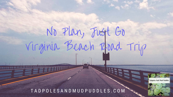 NO plan, just go, Virginia beach
