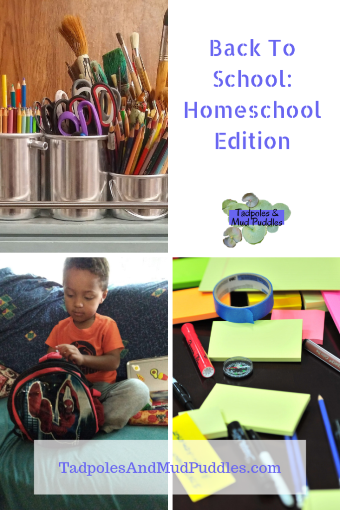 back to school homeschool edition