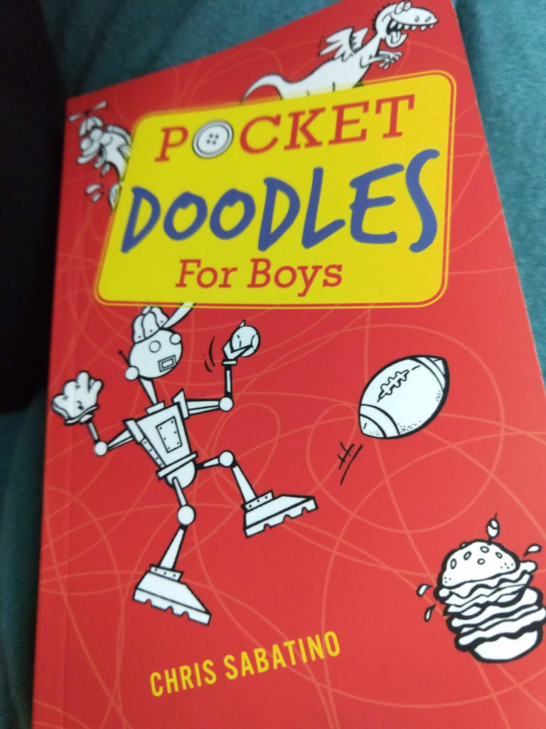 Pocket Doodles for boys, imagination, play, active play, wicked uncle usa