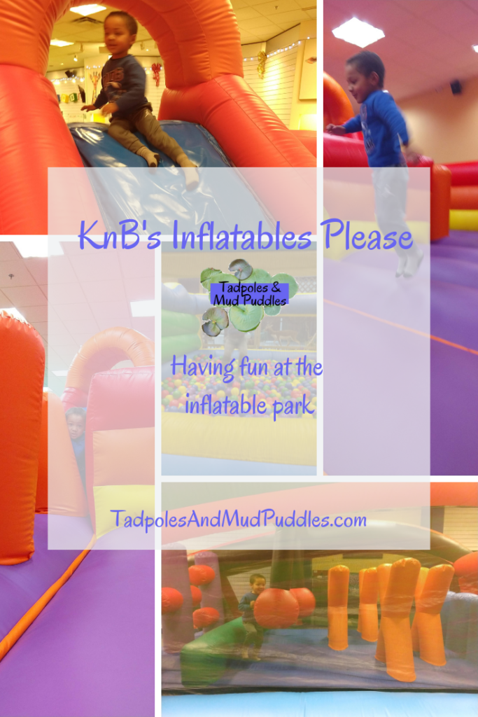 toddler, activities, toddler activities, winter fun, active toddler, inflatable park, inflatables please, KnB's 
