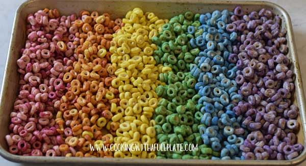 cheerios rainbow