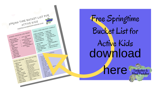 Freebie - Free Springtime Bucket List