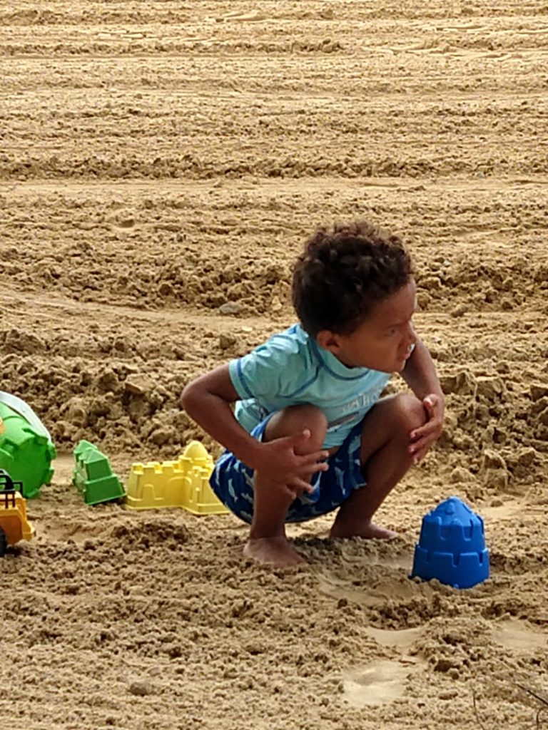 sand play at bald eagle state park