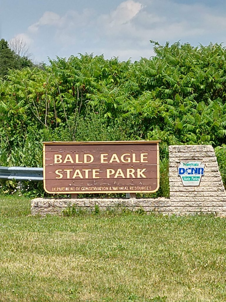 Bald Eagle State Park sign