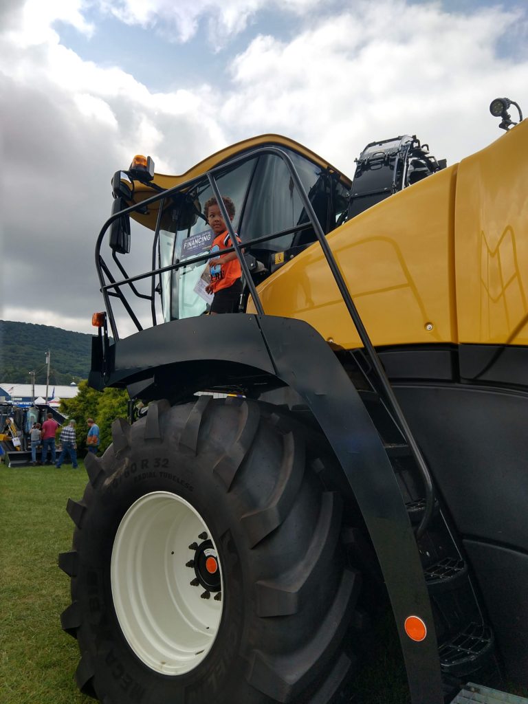tractor at ag progress days