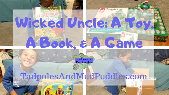 Wicked Uncle A toy, a book, and a game