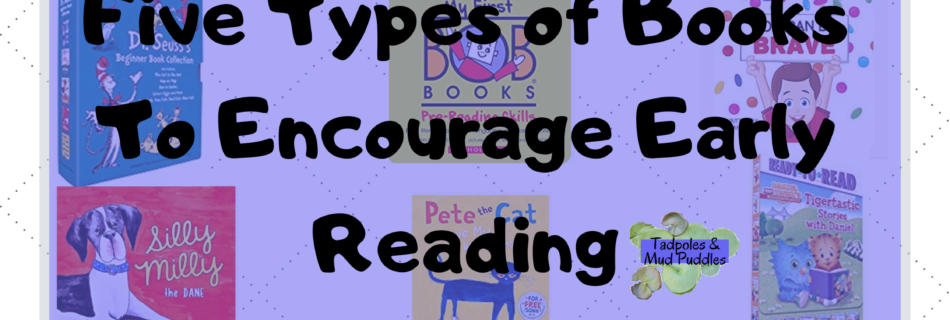 five types of books to encourage early reading
