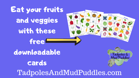 Eat fruits and veggies freebie
