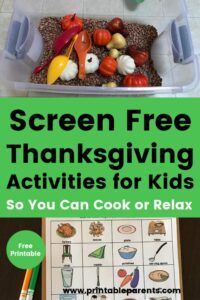 Screen free activities from printable parents
