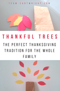 Thankfulness tree from Team Cartwright