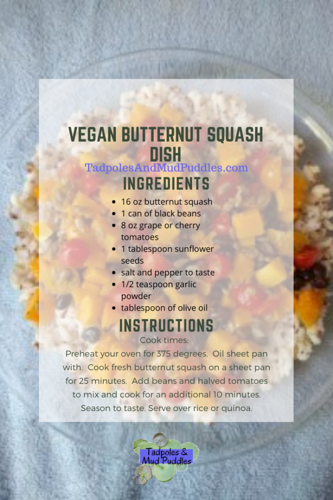 vegan butternut squash dish