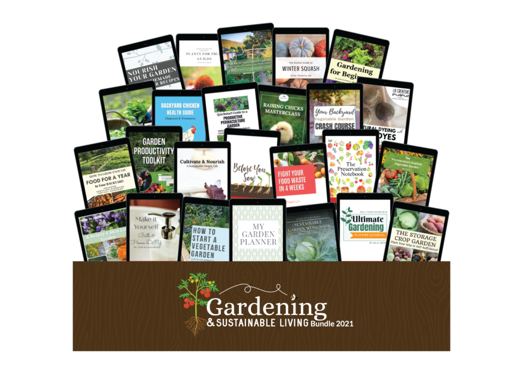 gardening and sustainable living bundle available for a short time.  