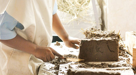 mud bricks