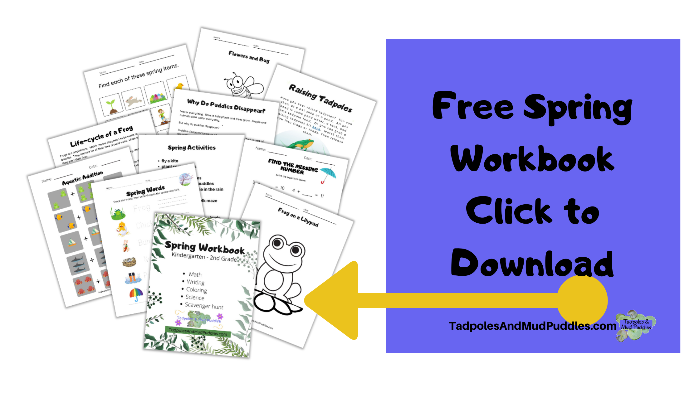 spring workbook freebie