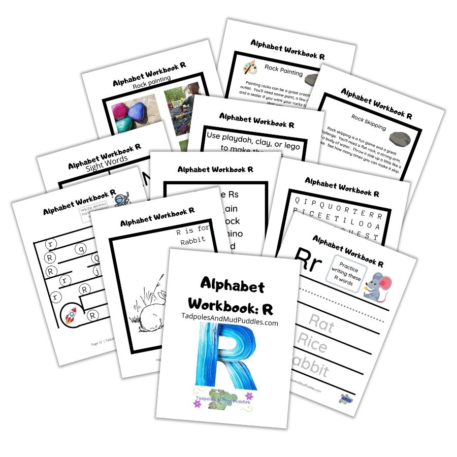 alphabet r workbook