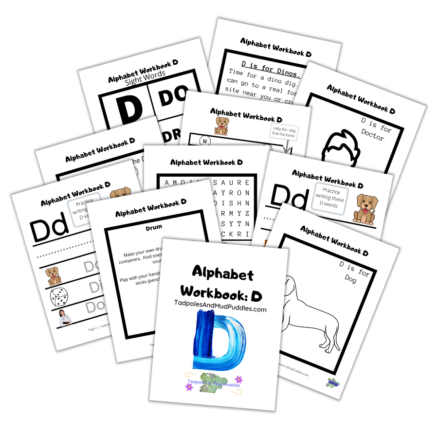 Alphabet Workbook D