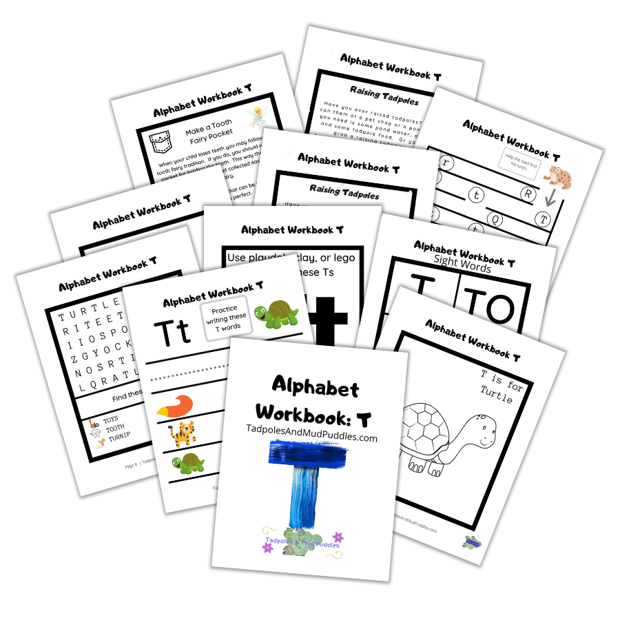 alphabet workbook t