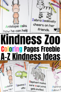 Zoo coloring alphabet pages from coffee and carpool