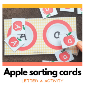 alphabet activity - letter a from Little Ladoo