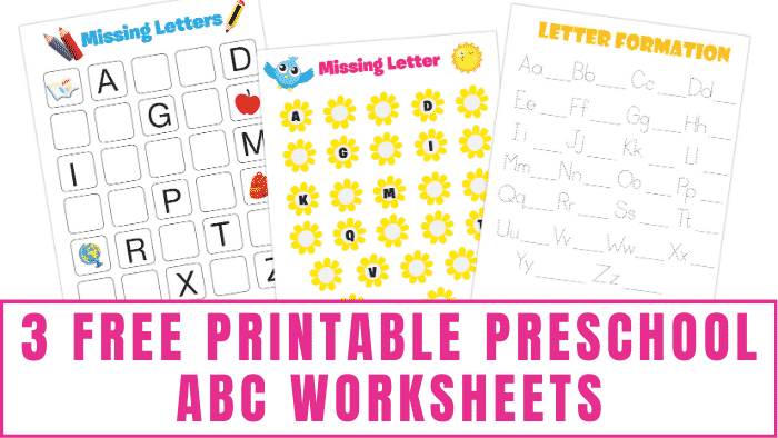 Alphabet Activities Freebie Finding Mom