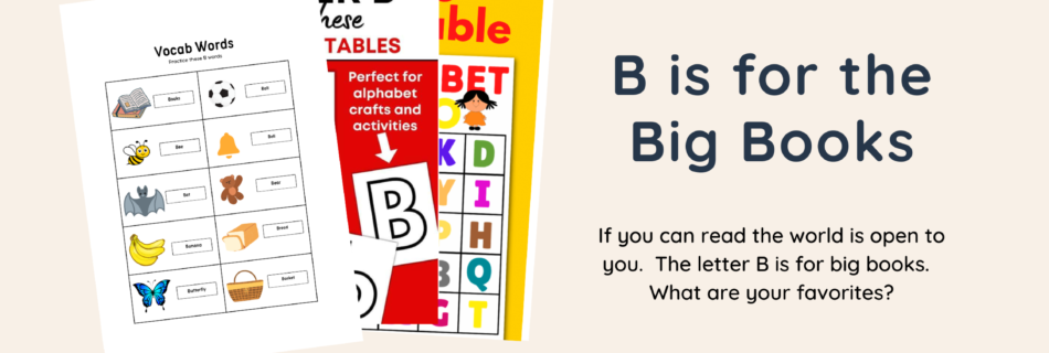 Alphabet series - B is for Big Books