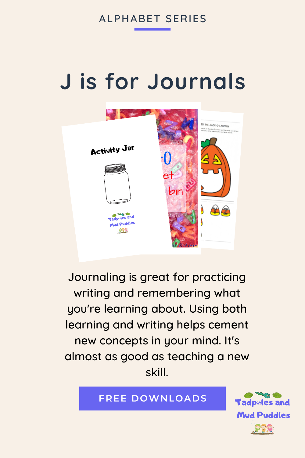 J is for Journals Pin It