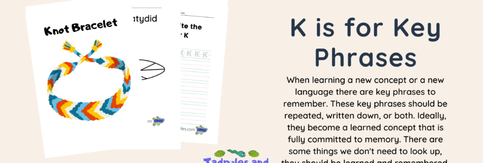 k is for key phrases