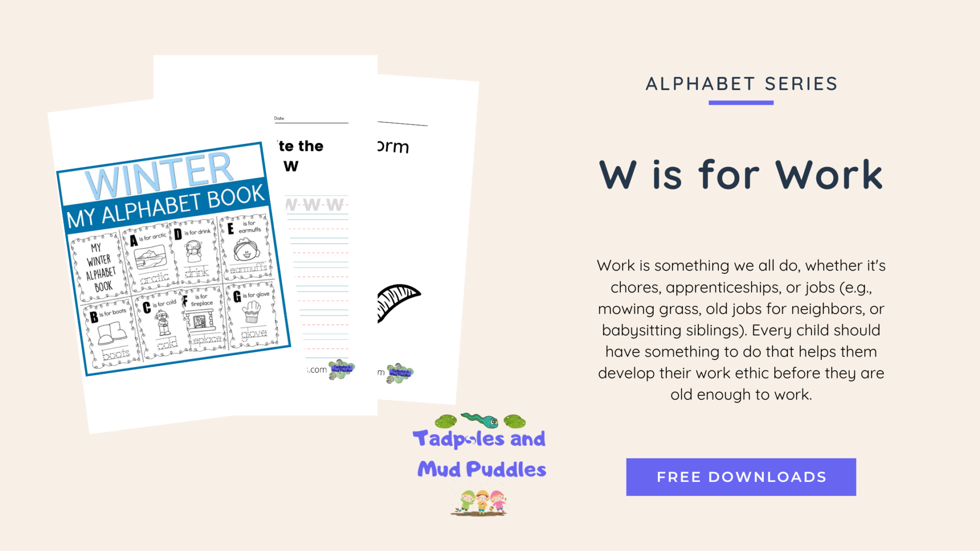 w is for work