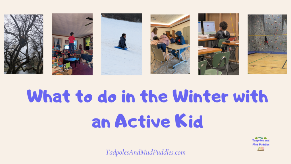 What to do in the winter with an active kid